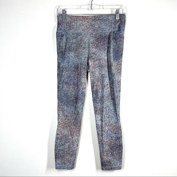 LULULEMON Final Lap Crop Leggings 23” Summer Haze Multi Nulux 8 Run - Picture 3 of 12